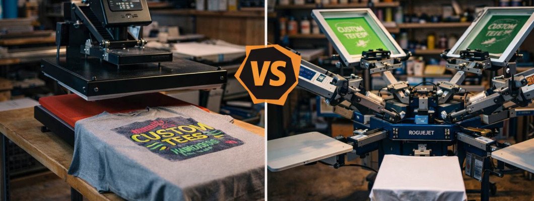 Sérigraphie ou presse à chaud : quelle méthode choisir ?