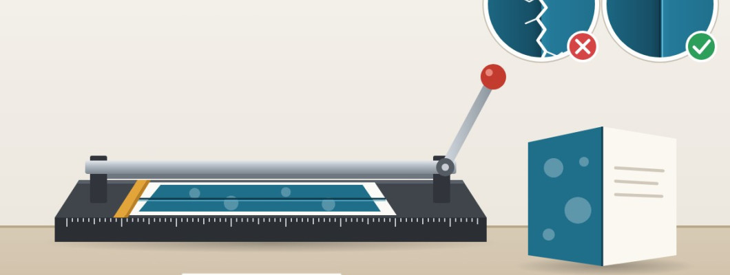 Creasing machine: how to fold thick paper without cracks