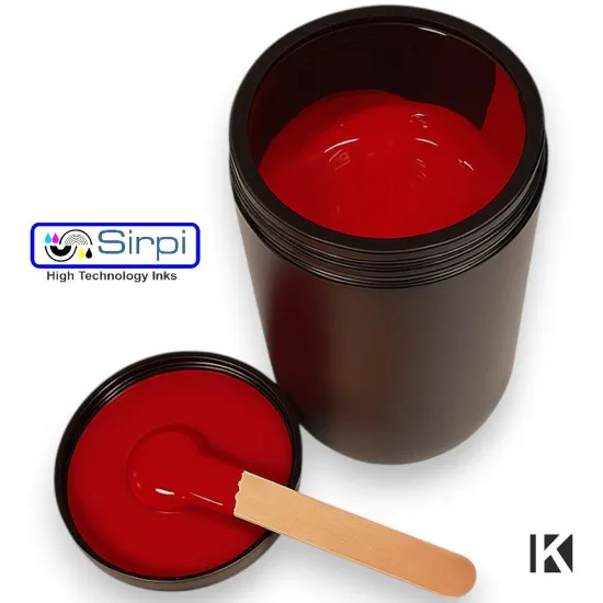 Dark Red Screen Printing Ink for T-Shirts – 500gr/1Kg | Water-Based ...