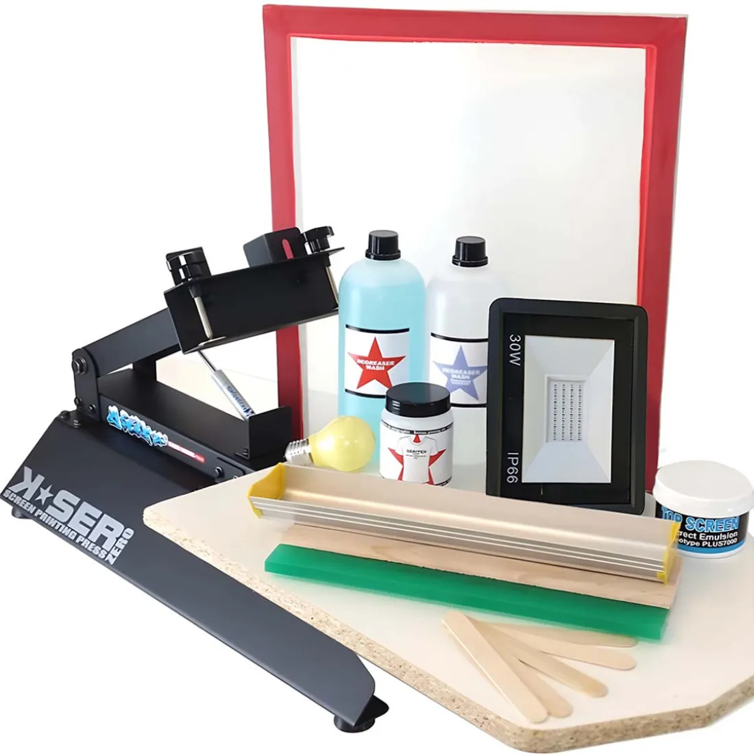 Kit sérigraphie DIY complet pour impression sur t-shirts