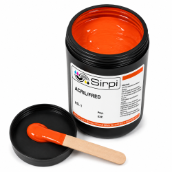 Encre Orange pour Sérigraphie sur T-Shirts - 500gr/1Kg