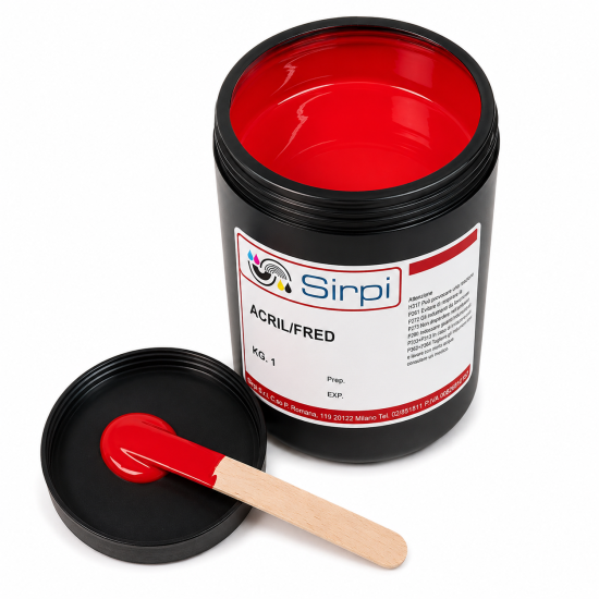 Red Screen Printing Ink for T-Shirts – 500gr/1Kg
