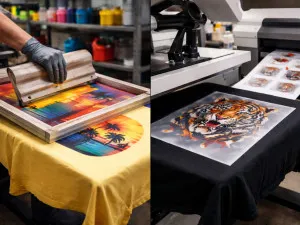 Screen Printing vs DTF: Which Is the Best Choice for Printing Custom T-Shirts?