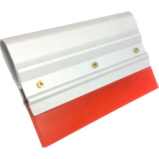 T&F Raclette Sérigraphie Aluminium - Lames Carrée Ou V - 10 à 40 Cm - Outil Professionnel Impression